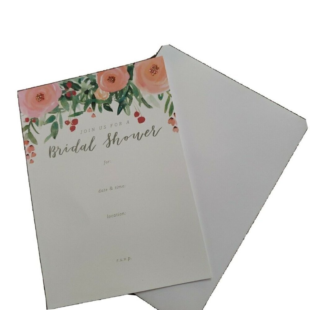 SPRITZ 𝅺60 Bridal Shower Invitations NEW IN PACKAGE  T30